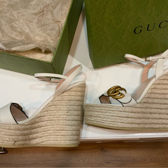 Gucci Leather Platform Espradrille 6 - Picture 10 of 16